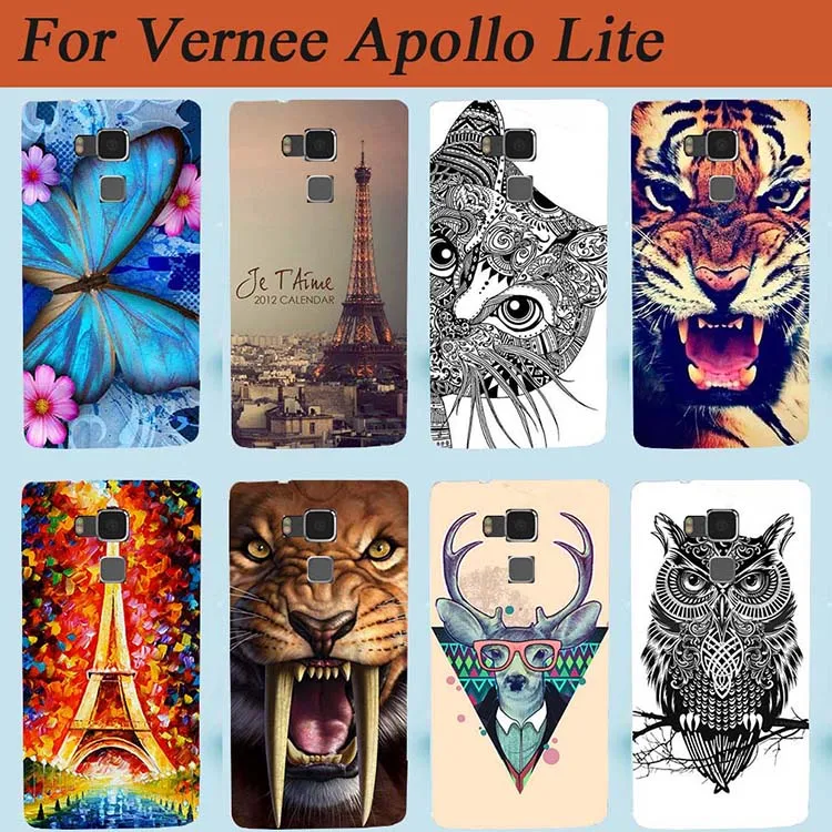 Для Vernee Apollo Lite задняя крышка чехол защитный твёрдая обложка для 5 дюймов Смарт