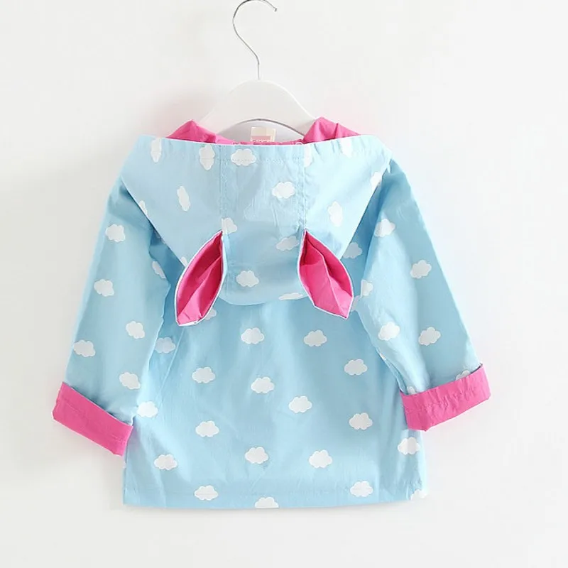 Новинка модные куртки с капюшоном для маленьких девочек одежда малышей 7BBC014 |