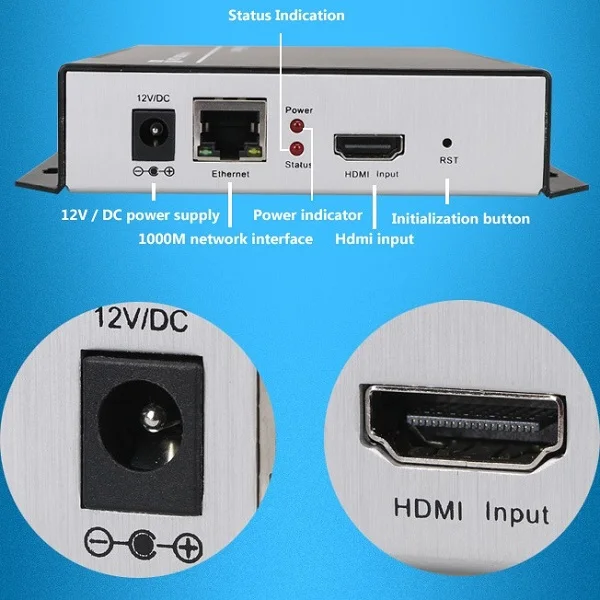 Кодировщик H.264 IPTV кодировщик HDMI видео трансляция в прямом эфире работает с кодами