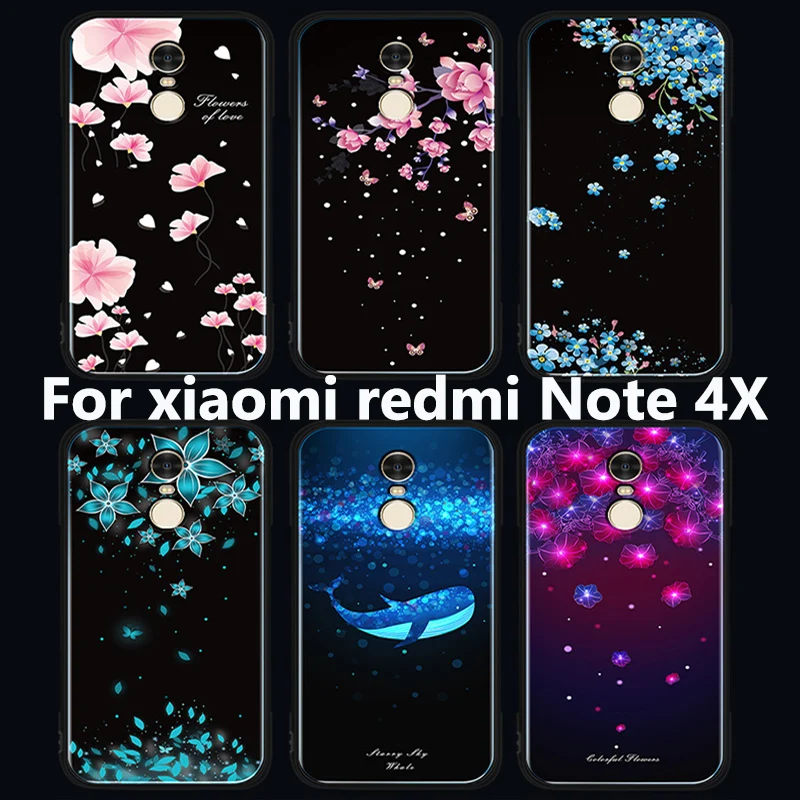 Чехол для xiaomi redmi Note 4X модная задняя крышка из закаленного стекла чехол Redmi 4 X