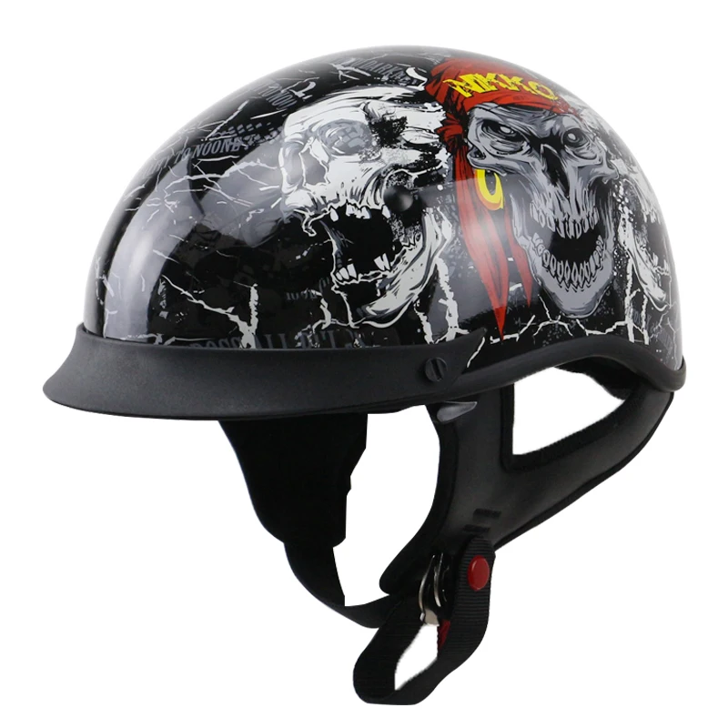 Мотоциклетный шлем в стиле Jet мотоциклетный горошек съемная и моющаяся подкладка