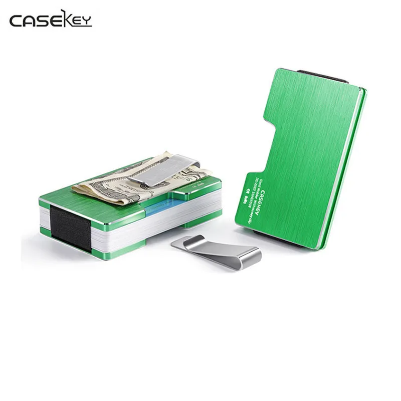 CaseKey Новый настоящий алюминиевый титановый сплав компактный мини зажим для денег
