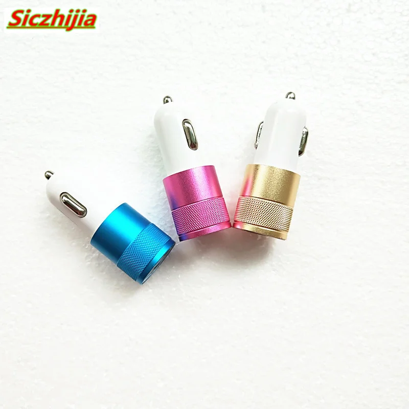 USB Автомобильное зарядное устройство из алюминиевого сплава для Kia Rio K2 K3 K5 K4 Cerato