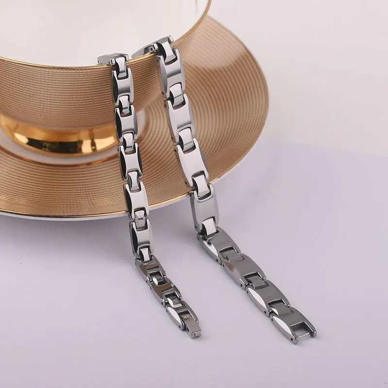 США Лидер продаж Jewelry Вольфрам карбида Браслеты с магнитным германия камень его и ее Best подарок 20 см/21 см длина