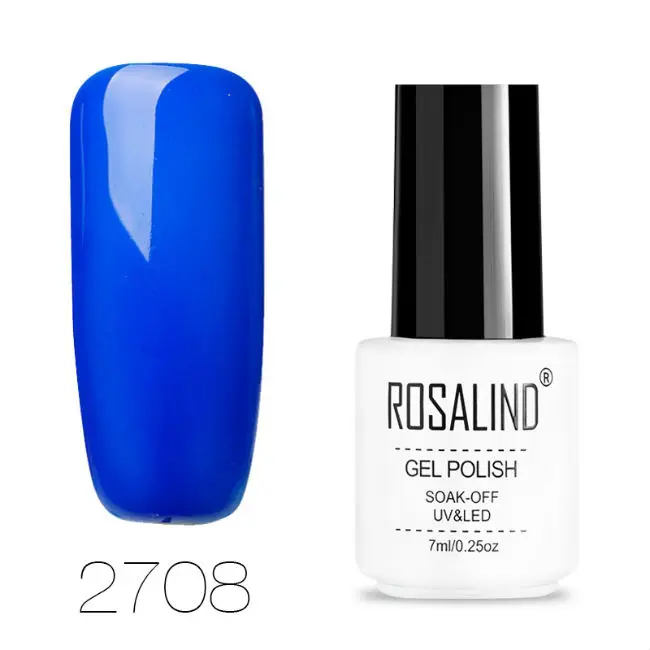 RC2708 ROSALIND Гель-лак для ногтей маникюрный набор для наращивания ногтей Vernis постоянный УФ светодиодный гибридный дизайн ногтей Гель-лак - Цвет: RC2708