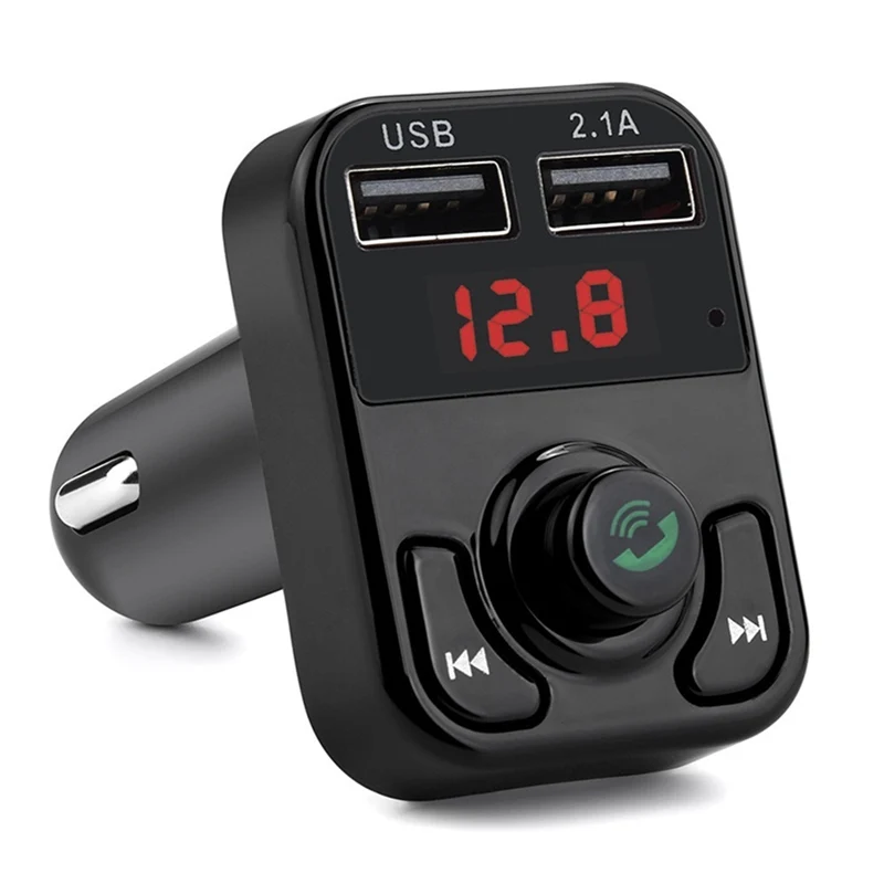 VicTsing Bluetooth MP3 плеер FM передатчик громкой связи беспроводной радио адаптер USB Автомобильное зарядное устройство 2.1A MP3 плеер SD воспроизведение музыки