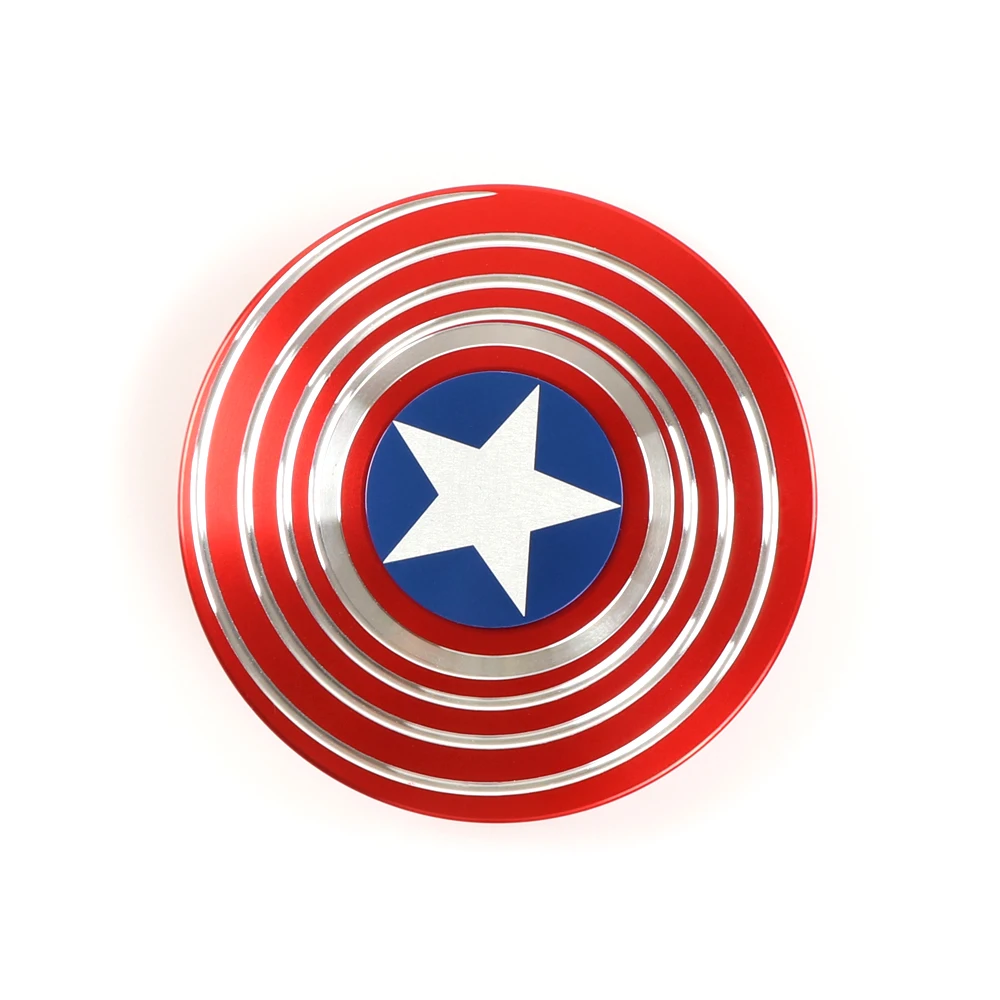 Железный человек Капитан Америка Круглый колеса EDC Непоседа блесны ручной Spinner