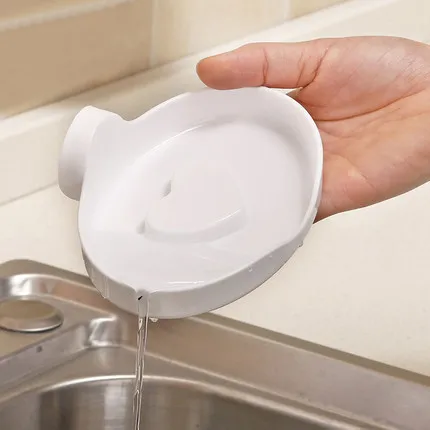 

Two Layer Suction Holder Soap Dish Storage Basket Soap Box Stand Soap Holder Kitchen Tools Bathroom Accessories