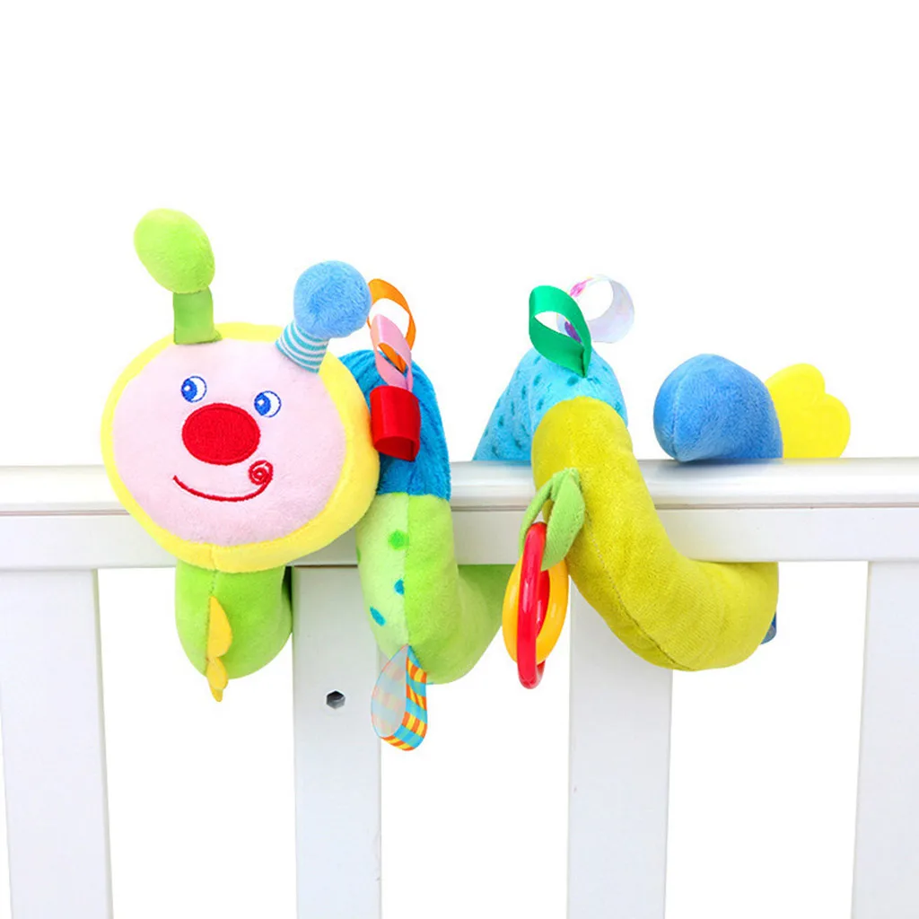 Развивающие игрушки Детские Наручные Погремушки с животными Плюшевые Милые