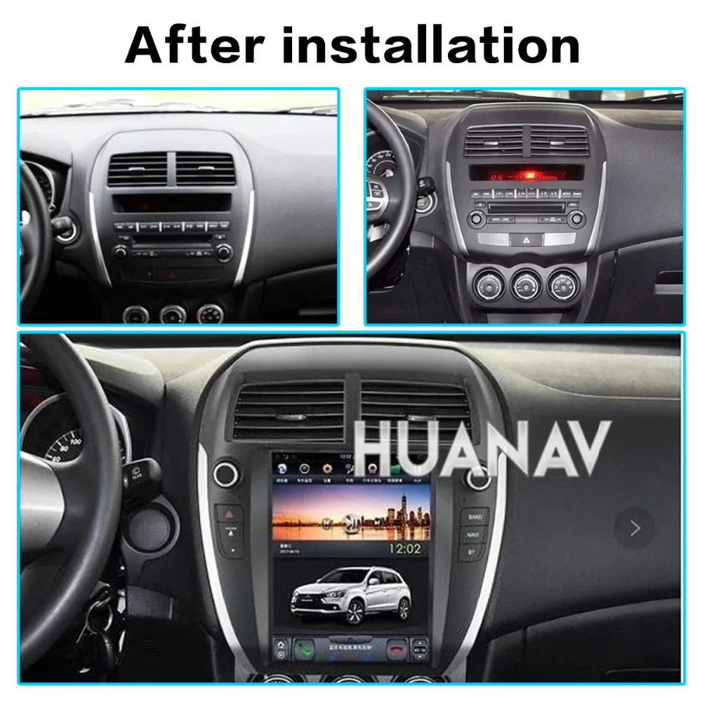 Автомобильный GPS-навигатор в стиле Tesla для MITSUBISHI ASX RVR Outlander Sport 2010-2014 радио без