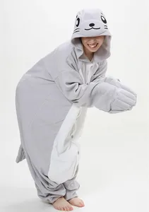 Костюмы с морским львом, женский и мужской комбинезон, вечерние костюмы на Хэллоуин, камуфляжный костюм для взрослых (тапочки в комплект не входят)