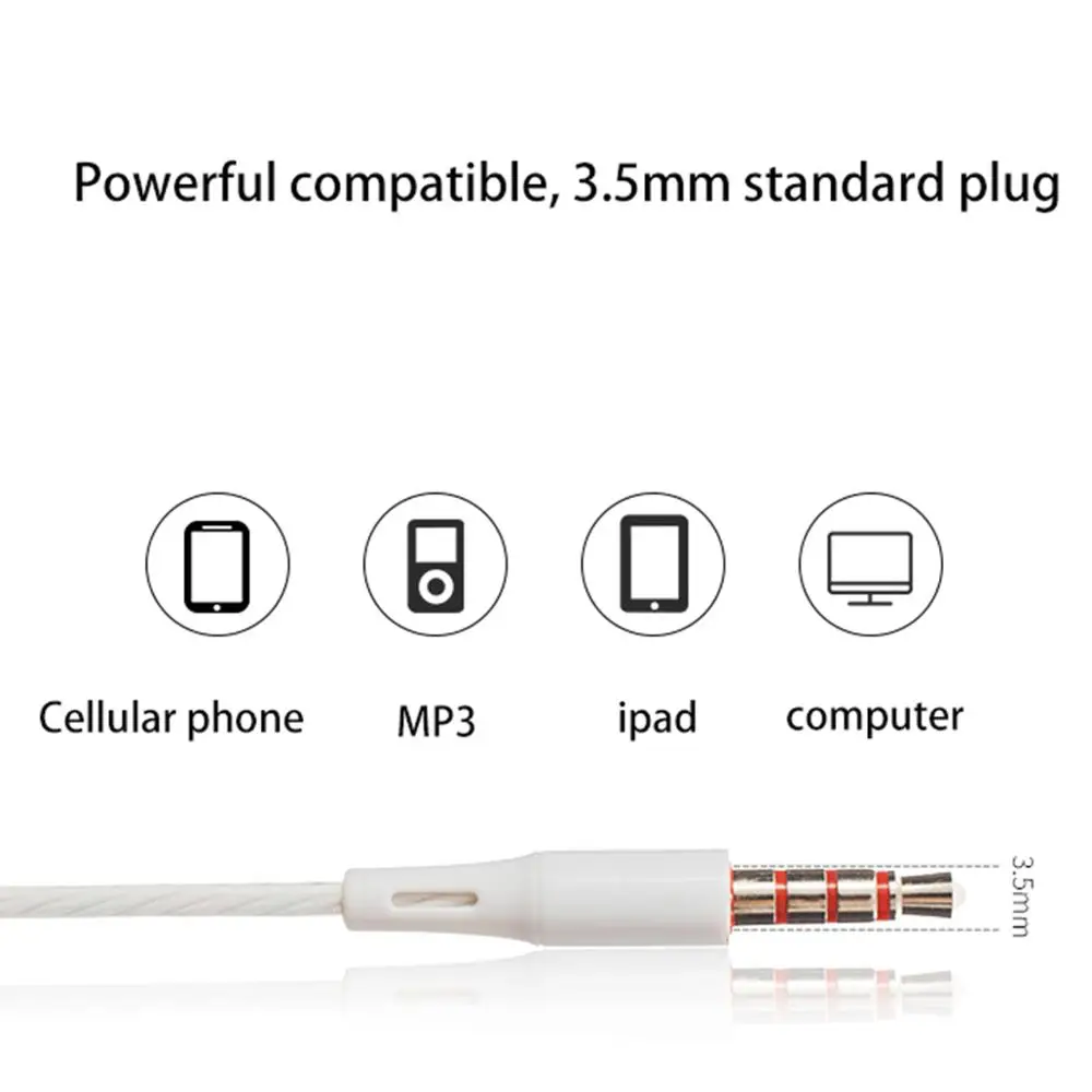 Прямые вставки типа HIFI наушники для телефона в ухо проводной линии спортивные