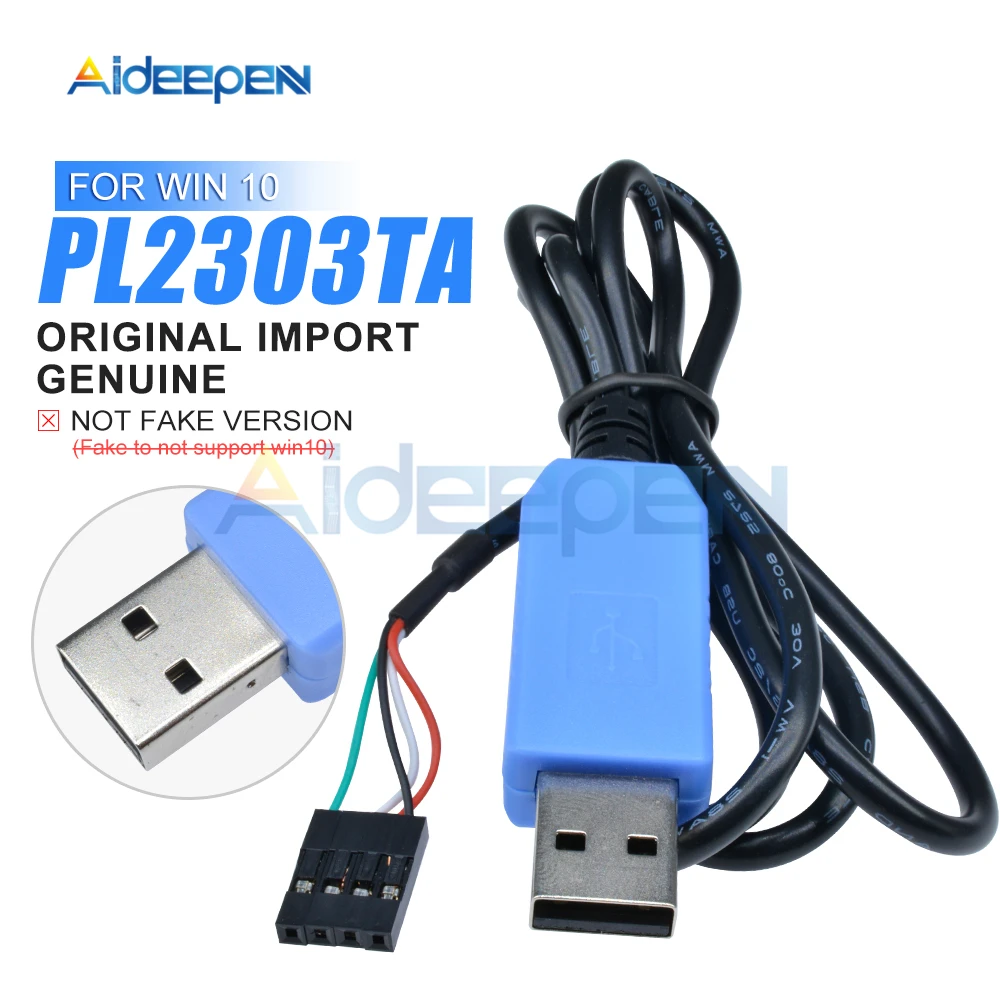 Оригинальный импорт CP2102 PL2303TA CH340G линия загрузки USB к TTL кабель загрузка
