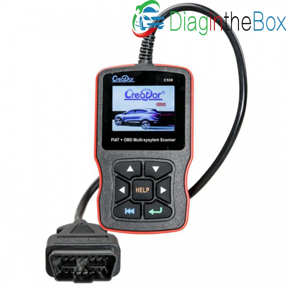 OBDII/EOBD сканер Creator C508 для FIAT Alfa abrith Lancia Airbag/ABS диагностический автомобиль OBD2