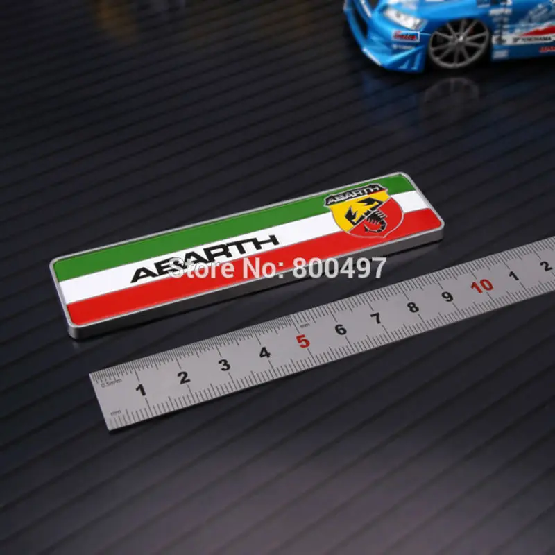 Новейший 3D значок на багажник автомобиля ABS Эмблема для Abarth стикер аксессуары