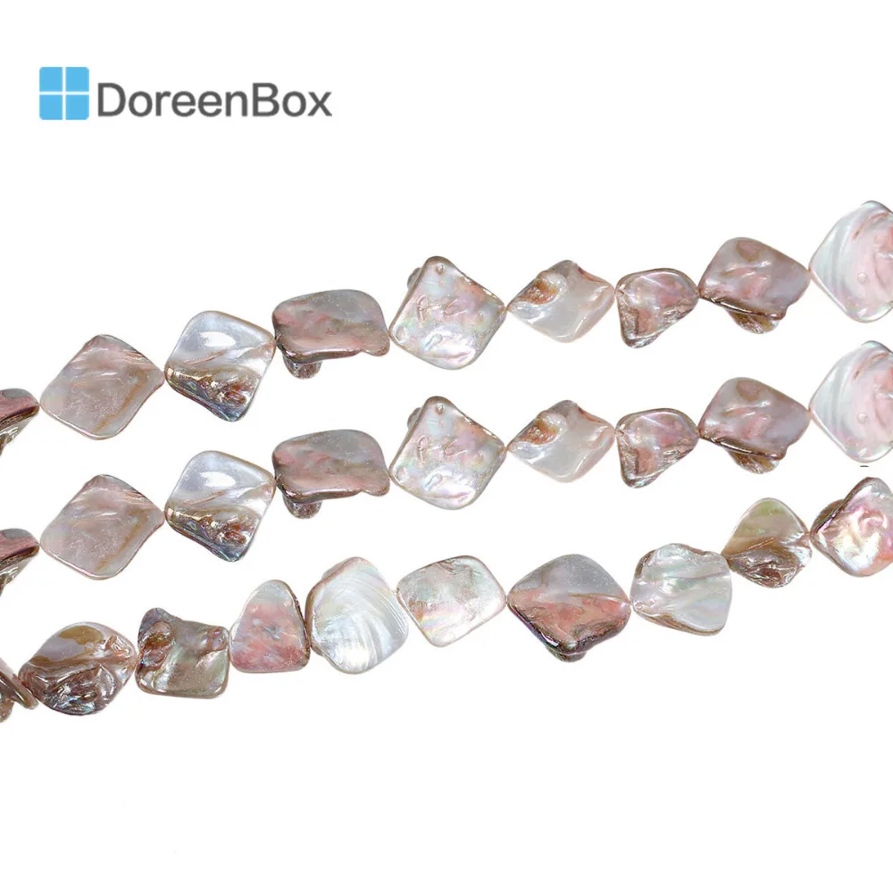 Дорин коробке 2 пряди Lightpink AB Цвет бусы из ракушек 13mmx11mm-22mmx20mm (B18752) | Украшения и