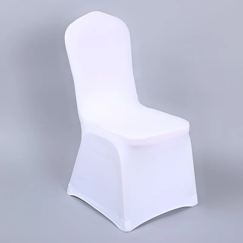 

200 pieces White Wedding Party Chair Covers Universal Stretch Polyester Spandex Hotel Meeting Chair Cover