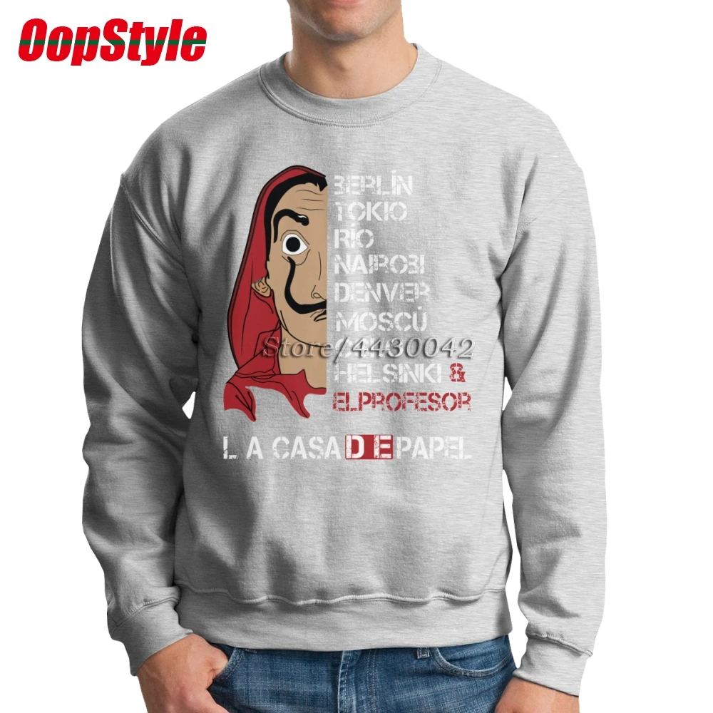 La Casa De Papel Money Heist ТВ серия House Of paper толстовка с капюшоном для мужчин длинным