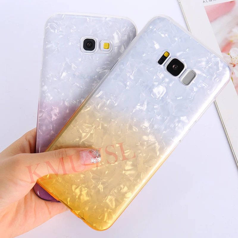 Градиентый блестящий чехол для samsung Galaxy A50 A30 M20 M10 S10E S9 S8 S10 плюс J6 J4 J8 A9 A8 A6 A7 A5 J5 примечание 9 8