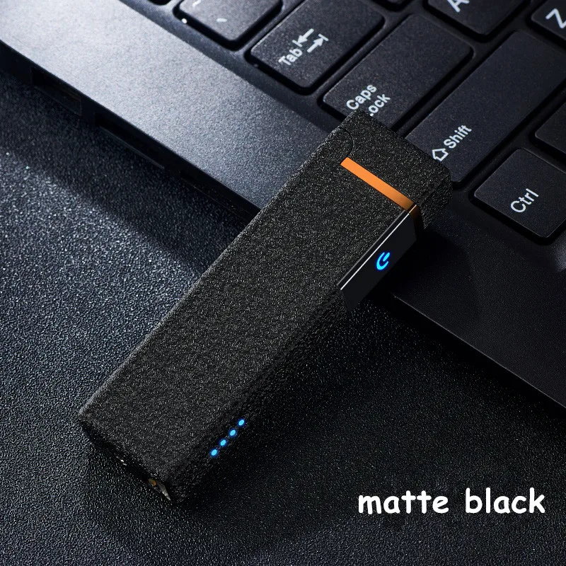 Тонкая ветрозащитная электронная сигарета usb плазменная зажигалка с