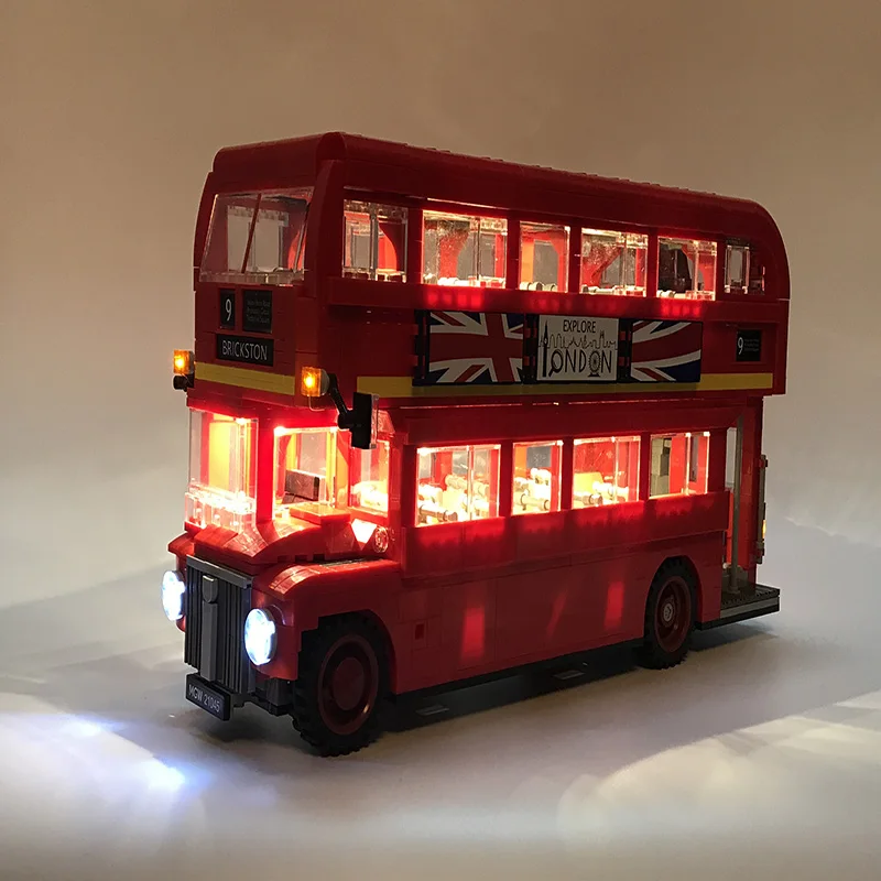 Свет набор для LEGO Technic 10258 Лондонский автобус кирпичи Совместимость 21045 блоков