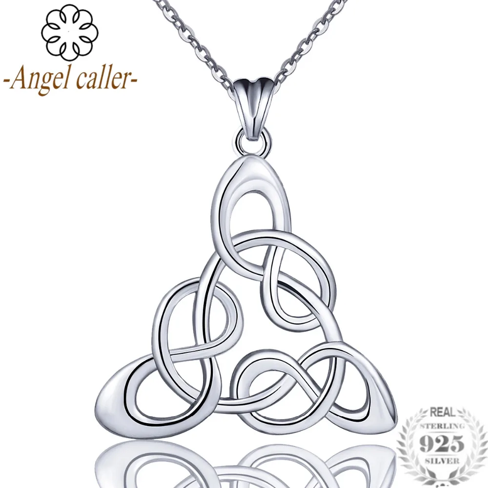Женское ожерелье с подвеской Angel Caller колье из стерлингового серебра 925 пробы