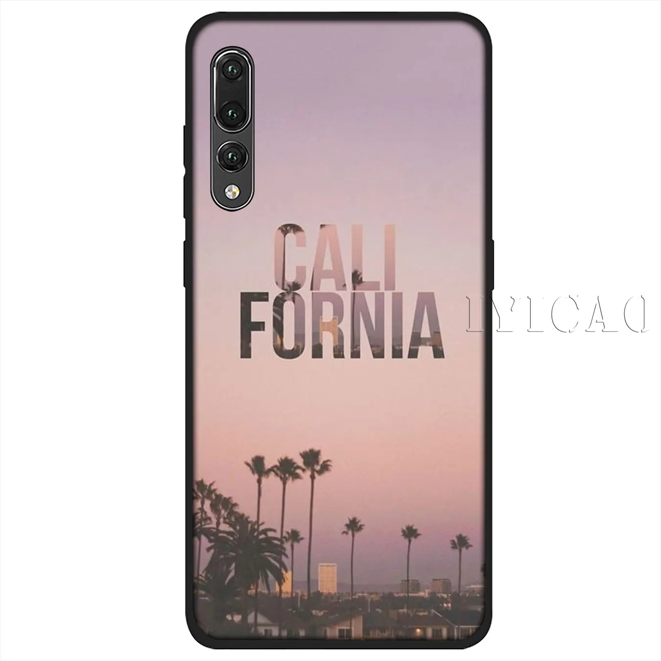 IYICAO California дорожный клиент мягкий чехол высокого качества для Huawei P30 P20 Pro P10 P9 P8 Lite