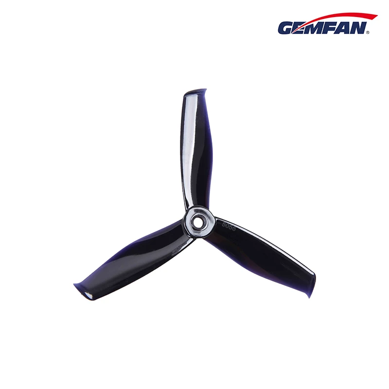 24 шт./12 пар Gemfan Hulkie 5055S 3 лезвия cw ccw Propeller prop совместимый 2205 бесщеточный двигатель