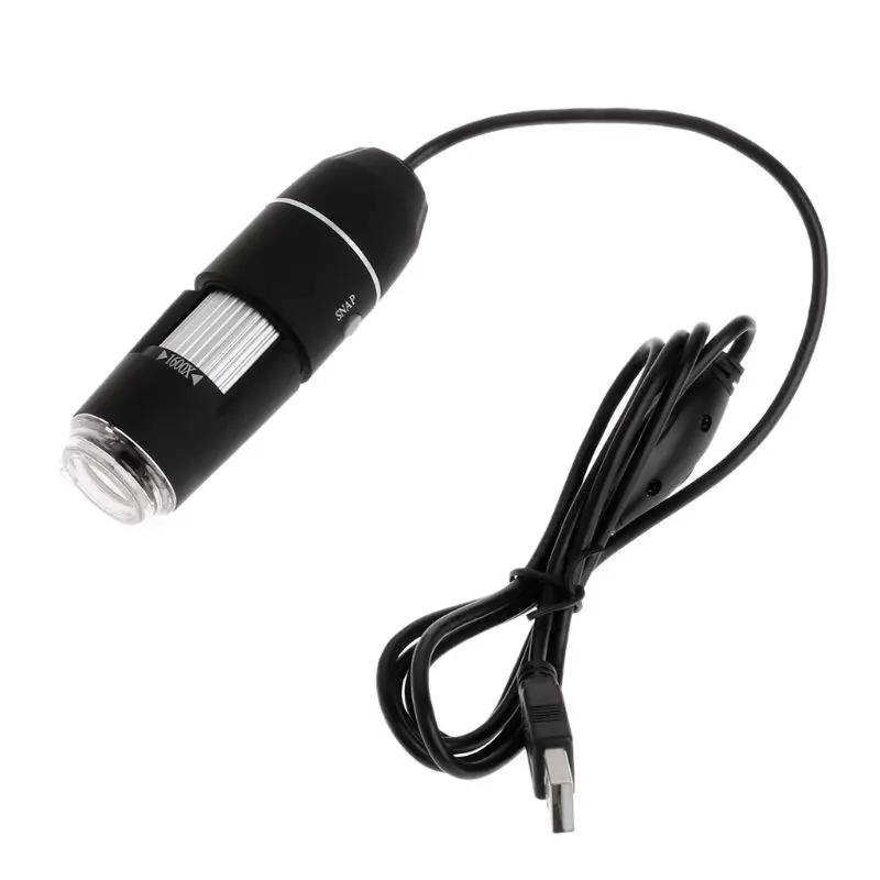 1600X 8LED USB Digital Microscope Magnifier Camera Endoscope with Ruler Bracket | Инструменты