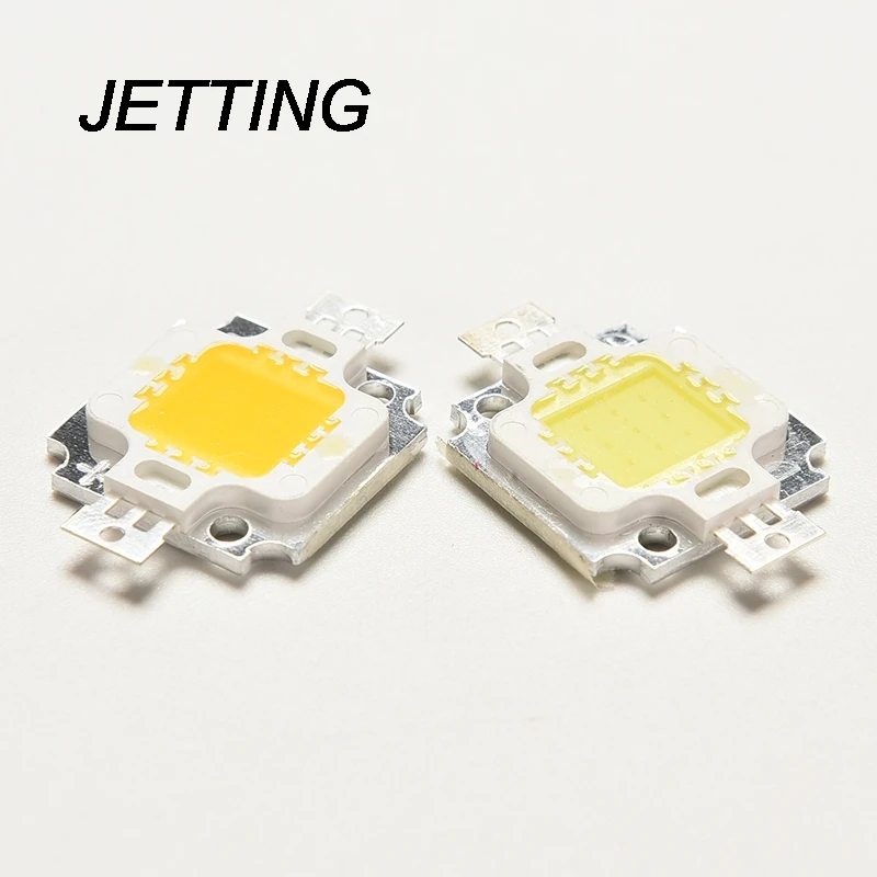 JETTING 1 шт. 10 Вт светодиодный теплый чип SMD высокой мощности бусина для