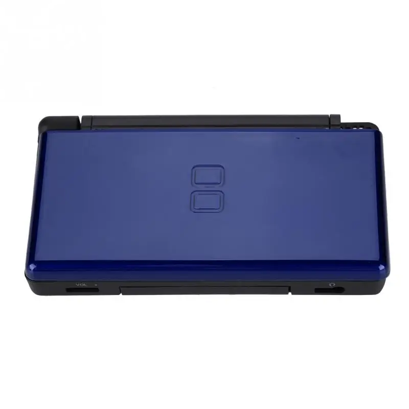 Синий Полный Ремонт частей для nintendo DS lite замена Комплект корпус оболочки Чехол - Цвет: Синий