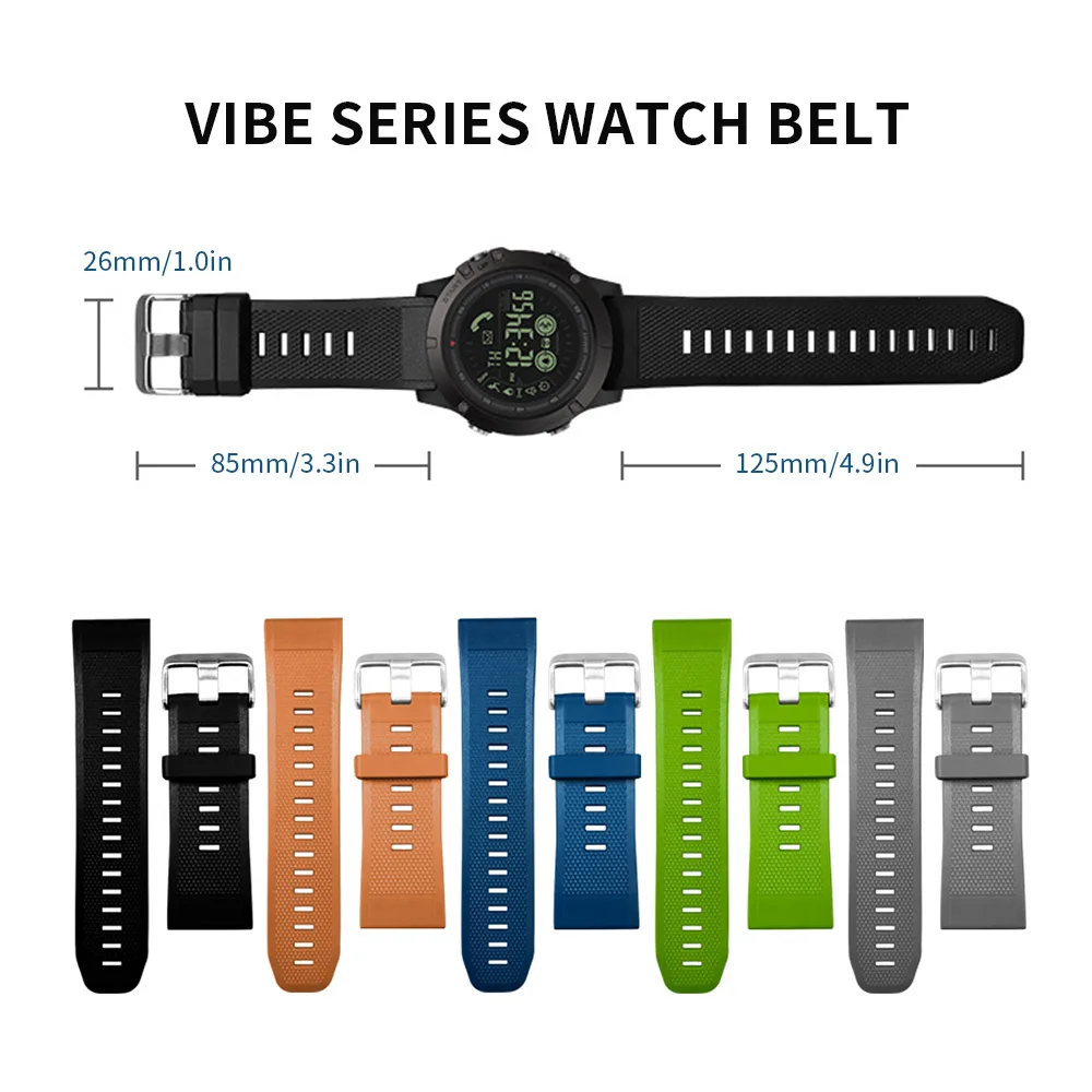 Замена ТПУ Смарт часы ремешок браслет для Zeblaze VIBE 3/VIBE 3 HR/VIBE ЭКГ | Электроника