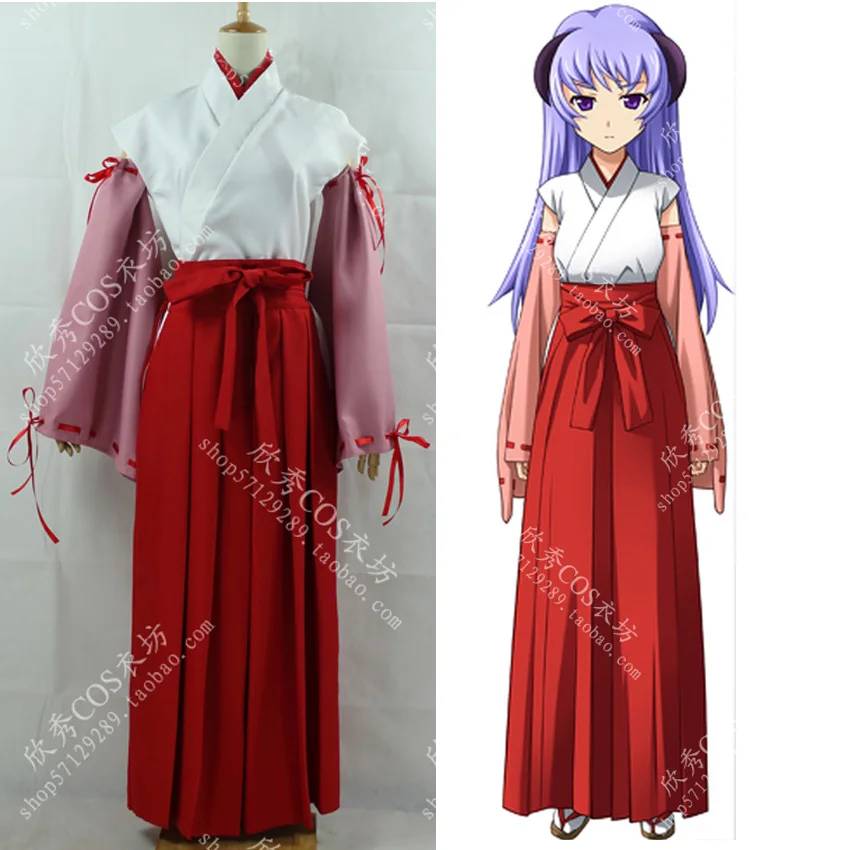 Higurashi no Naku Koro ni в тех случаях когда они плакать Рика кимоно Furude Косплэй костюм
