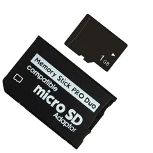 Новинка! MICRO TF SD карта 1 гб 2 гб 4 гб 8 гб TF карта памяти+ Micro TF карта памяти MS Pro Duo адаптер psp