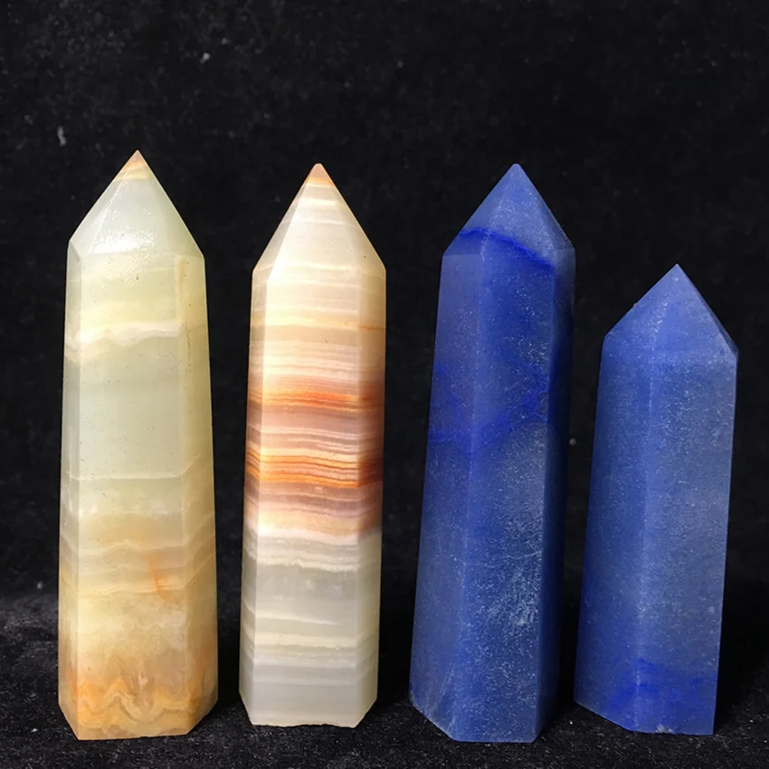Натуральный Буле donglingyu quartzcrystal драгоценный камень обелисковая палочка пионт