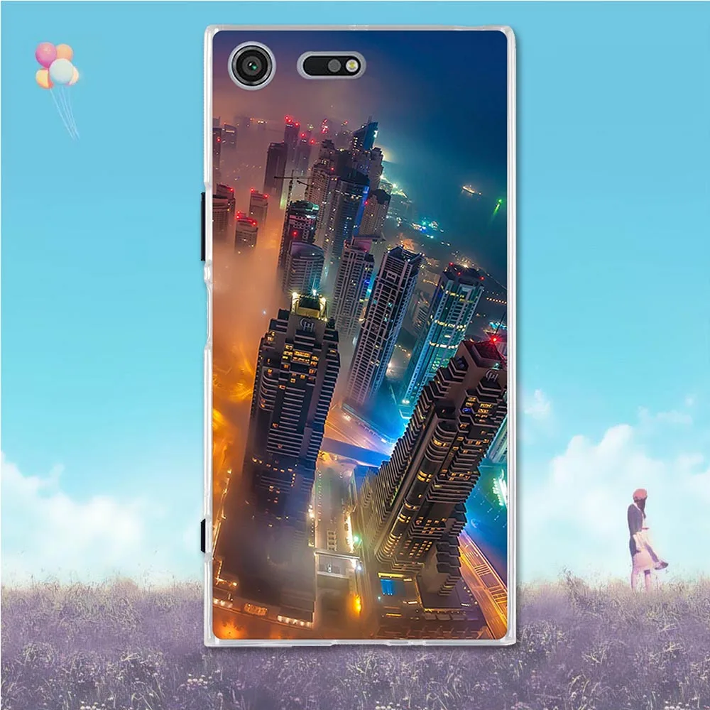 Чехол для Sony Xperia XZ Premium чехол с 3D рисунком мягкий из ТПУ Fundas 5 '' чехлы телефонов