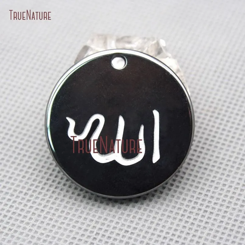 10 шт. кулон в виде Круга Allah из гематита 34 мм PM14911 | Украшения и аксессуары