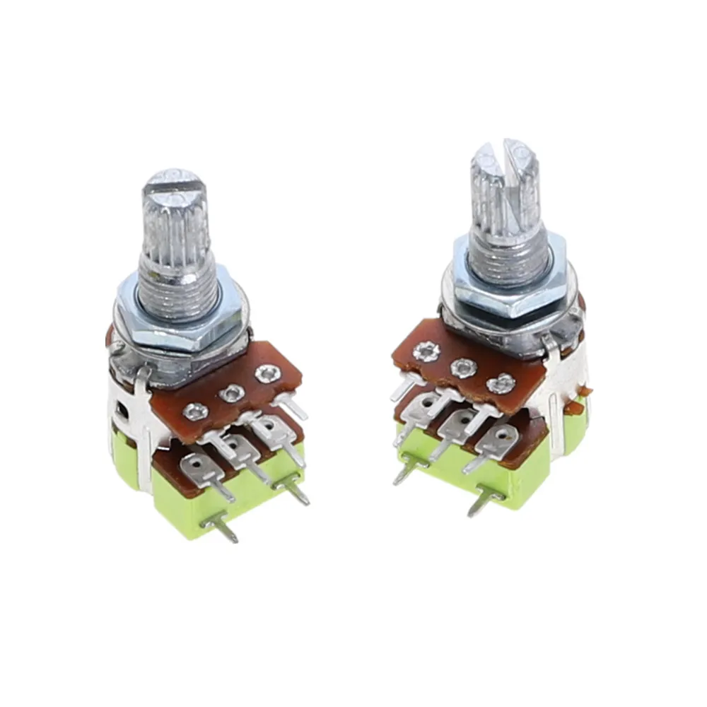 1 шт. стерео B50K Ohm Двойной линейный тип конический регулятор громкости