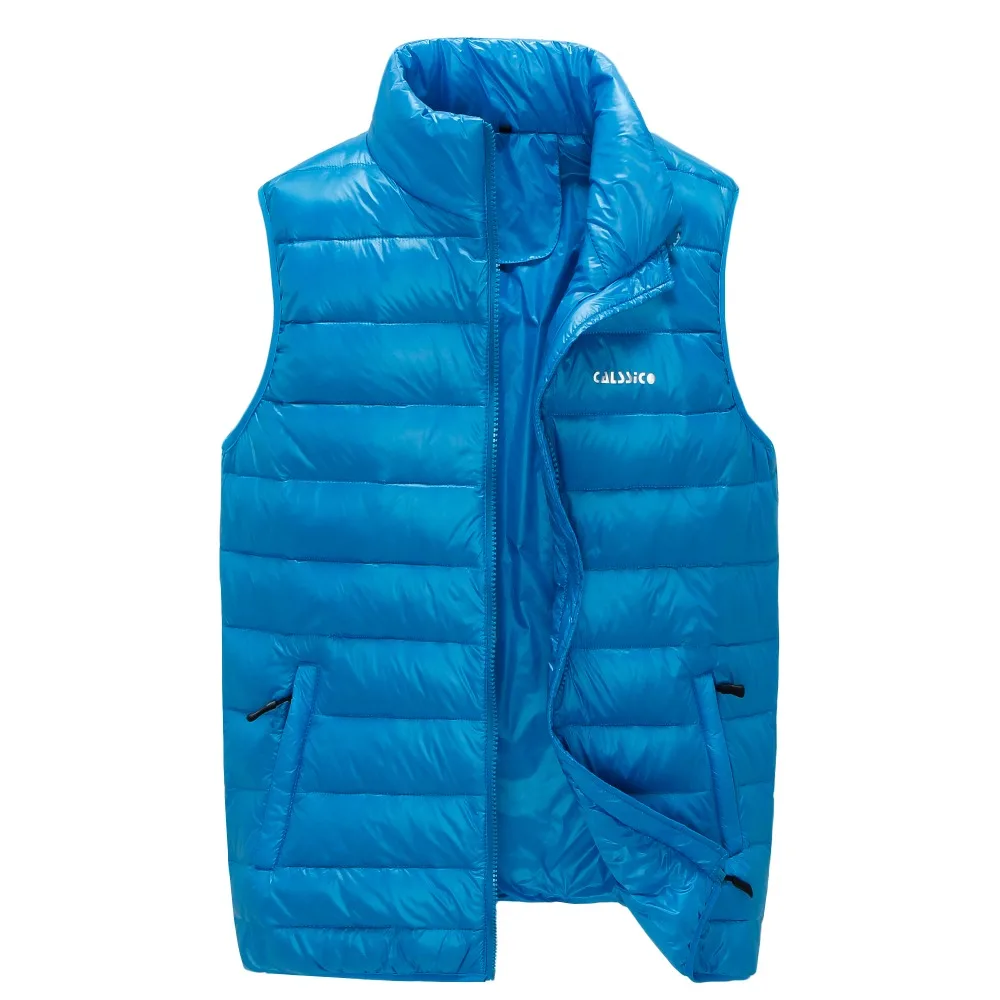 Hot sale men's vests windproof and thermal down vest high quality | Мужская одежда