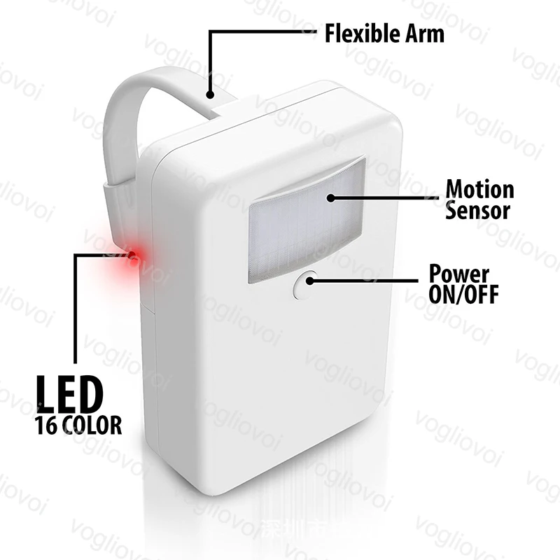 Светодиодный светильник Vogliovoi с датчиком движения ночной туалет активированный