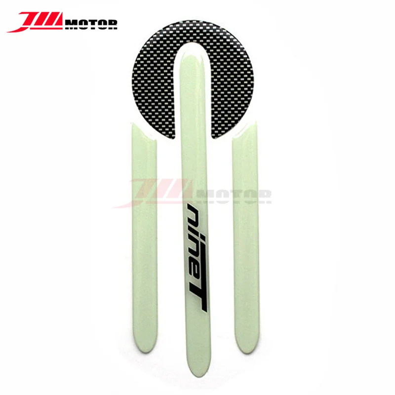 Motorcycle Carbon Fiber 3D Emblem Fule Tank Pad Protective Decal Sticker For BMW NineT R NINE T | Автомобили и мотоциклы