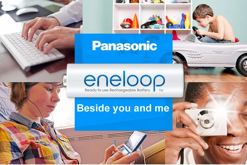 Panasonic Высокое качество 2000mAh AA предварительно заряженные аккумуляторы 2 шт./лот 1,2 V предварительно заряженные Ni-MH батареи