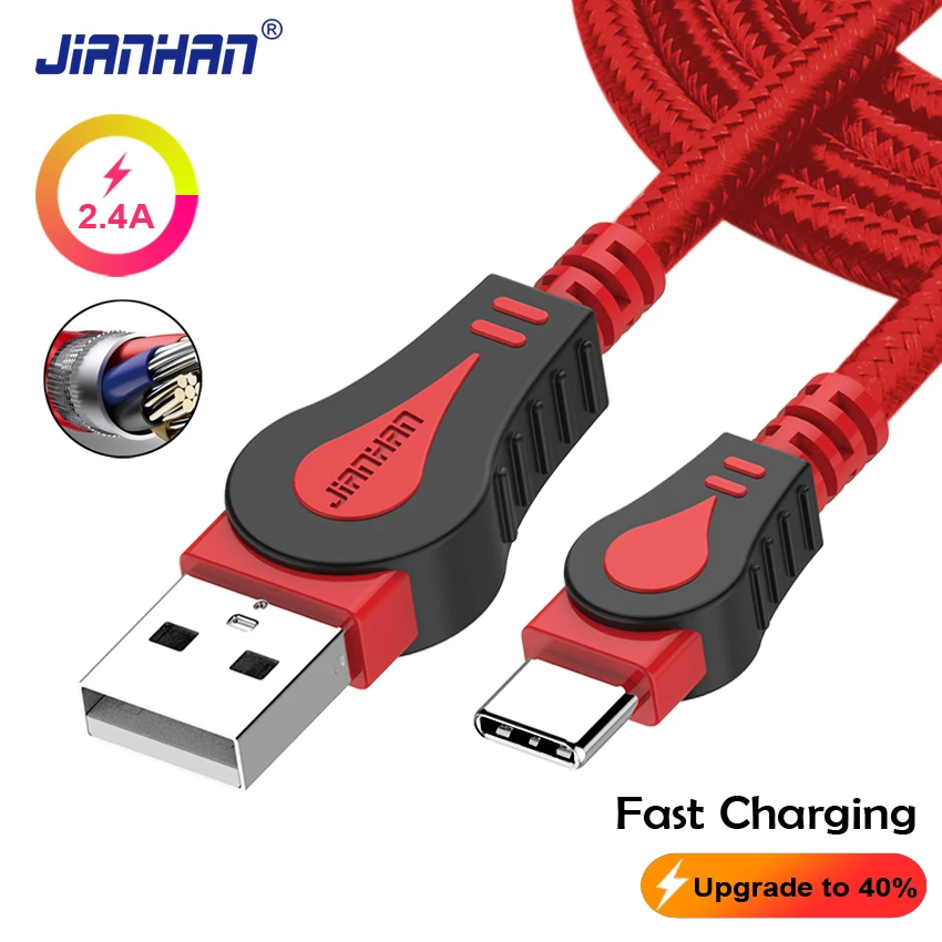 Кабель USB type C для передачи данных и быстрой зарядки кабель типа c Samsung Galaxy Note 9 xiaomi mi