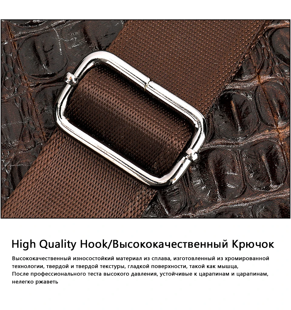 WESTAL, сумка-мессенджер, мужская сумка на плечо, натуральная кожа, повседневные мужские портфели для ноутбука, мужские деловые сумки из кожи аллигатора для мужчин 5555