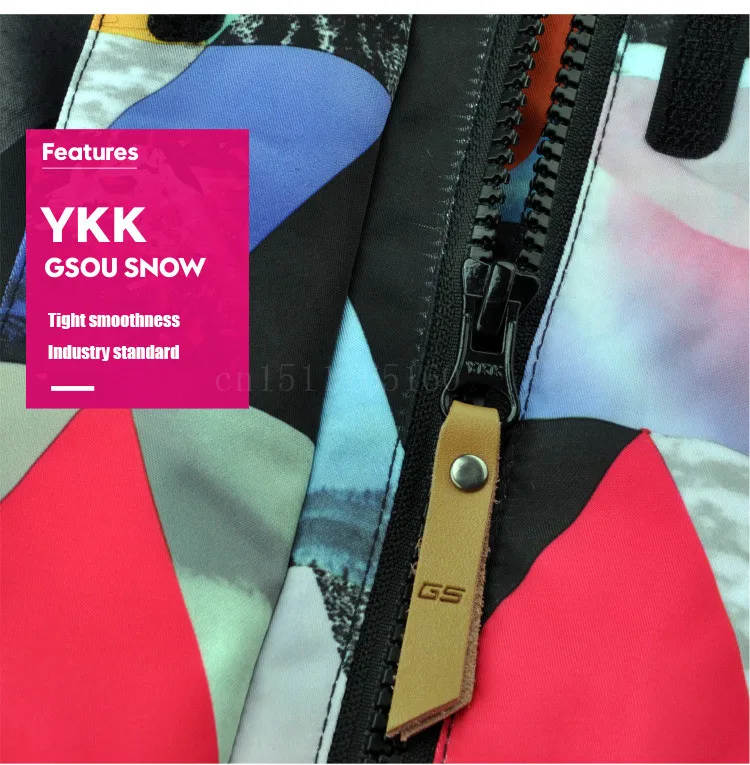 Gsou snow/лыжи, костюм, женское черное пальто, ветрозащитная дышащая водонепроницаемая куртка для сноубординга+ штаны, комплект теплой одежды