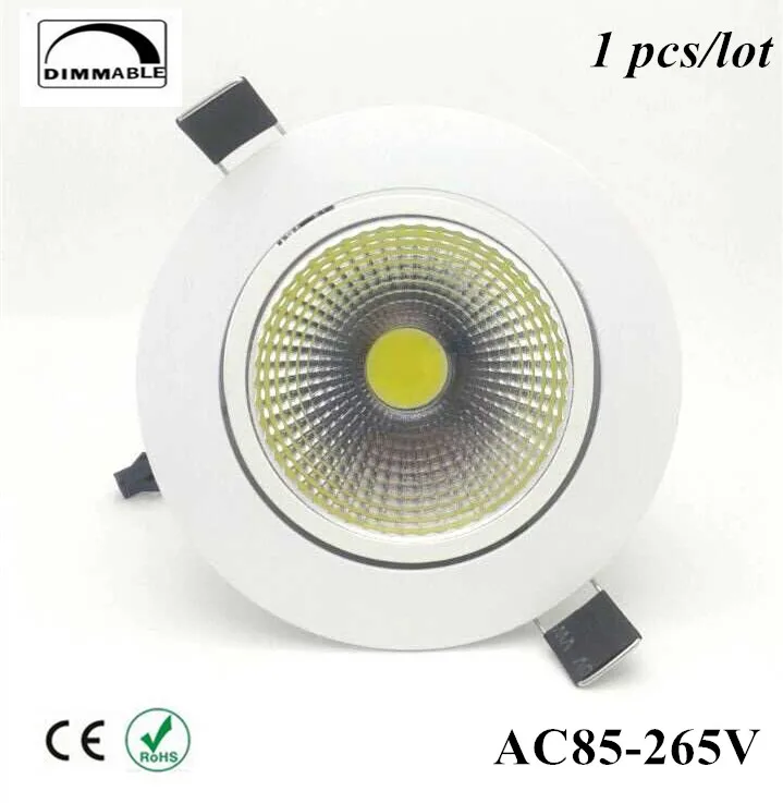Приглушаемый светодиодный точесветильник светильник 1 шт. 3 Вт 5 7 12 Вт|dimmable led downlight