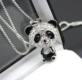 1 шт. бесплатная доставка модное милое колье с изображением панды ожерелье