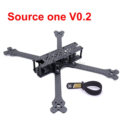 Source one V0.2 Source ONE V0.1/V0.2 7 дюймов 300 мм карбоновая рамка для квадрокоптера с 4 мм рукояткой для FPV гоночного дрона - Цвет: Source one V0.2