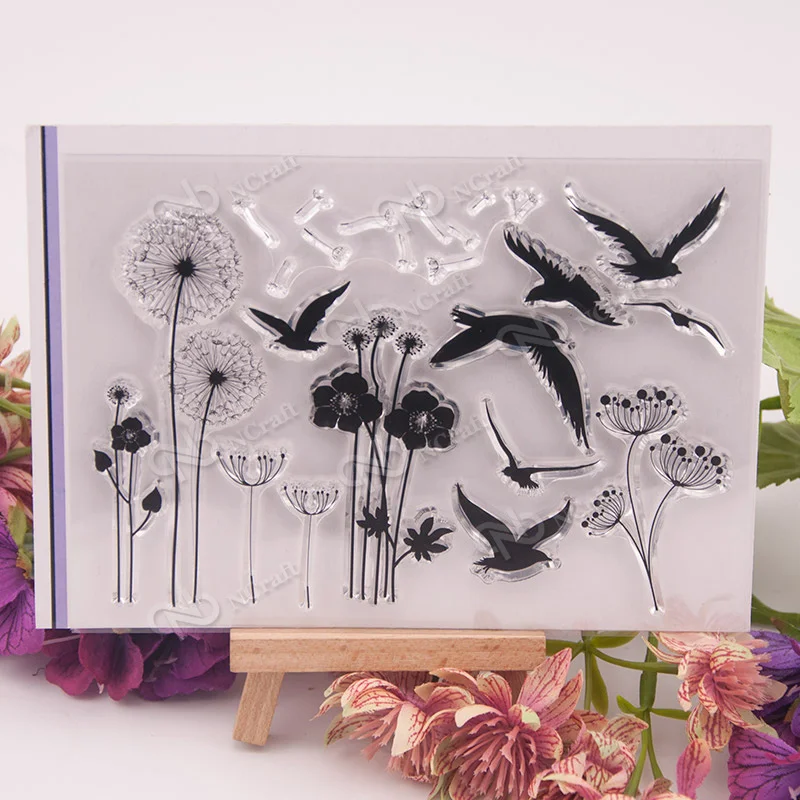 KLJUYP Одуванчик прозрачный штамп для скрапбукинга бумаги крафт 322|clear stamps|craft clear