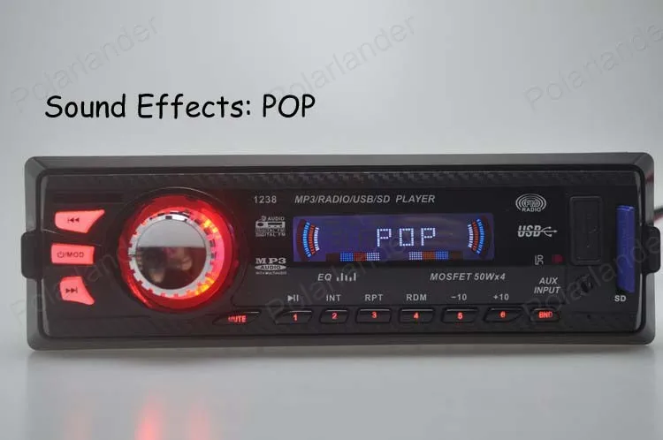 Новинка 2015 12 в автомобильный радиоплеер стерео MP3 аудио плеер 5 зарядное